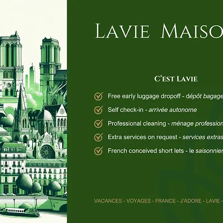 Lavie Maison : Charming Near Montmartre Appartement Parijs